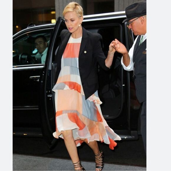 New zimmermann silk color block dress - Picture 2 of 11